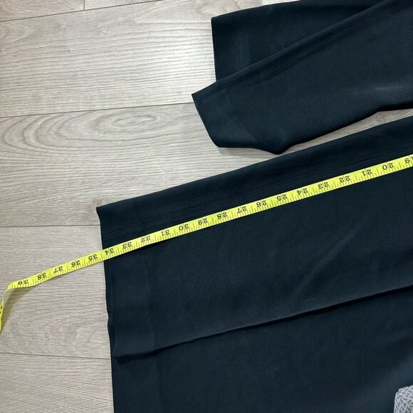 ETRO 2022 Satin Flared Black Wide-Leg Black Viscose Elegant Trouser Pants - Picture 14 of 15